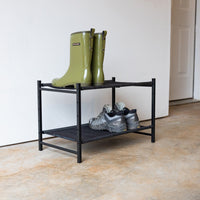 Aspen Modular Shoe Rack Single - Adjustable Height Shoe Storage Organizer