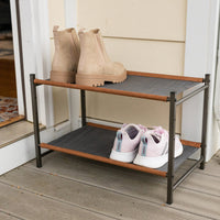 Aspen Modular Shoe Rack Single - Adjustable Height Shoe Storage Organizer