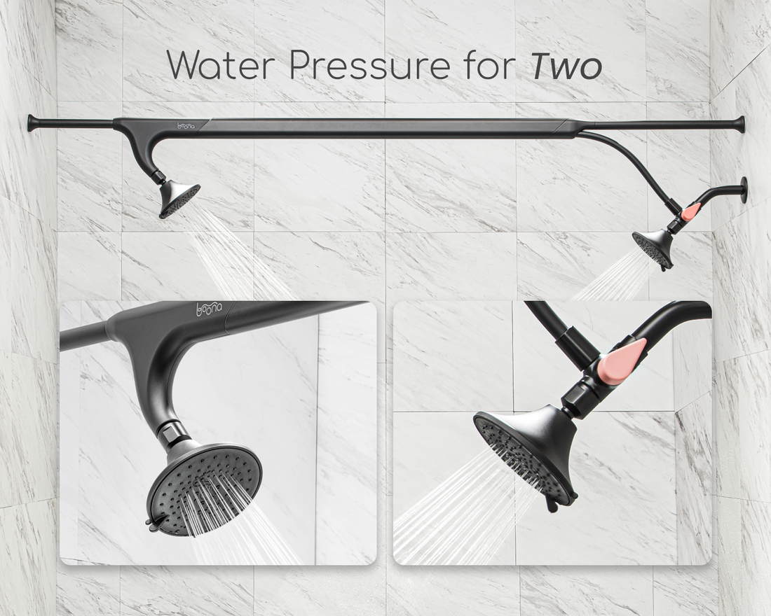 Boona Tandem Double Showerhead
