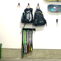 StoreYourBoard Dugout Heavy-Duty Baseball Bat Rack - Wall or Fence Mount Storage Holds 14 Bats
