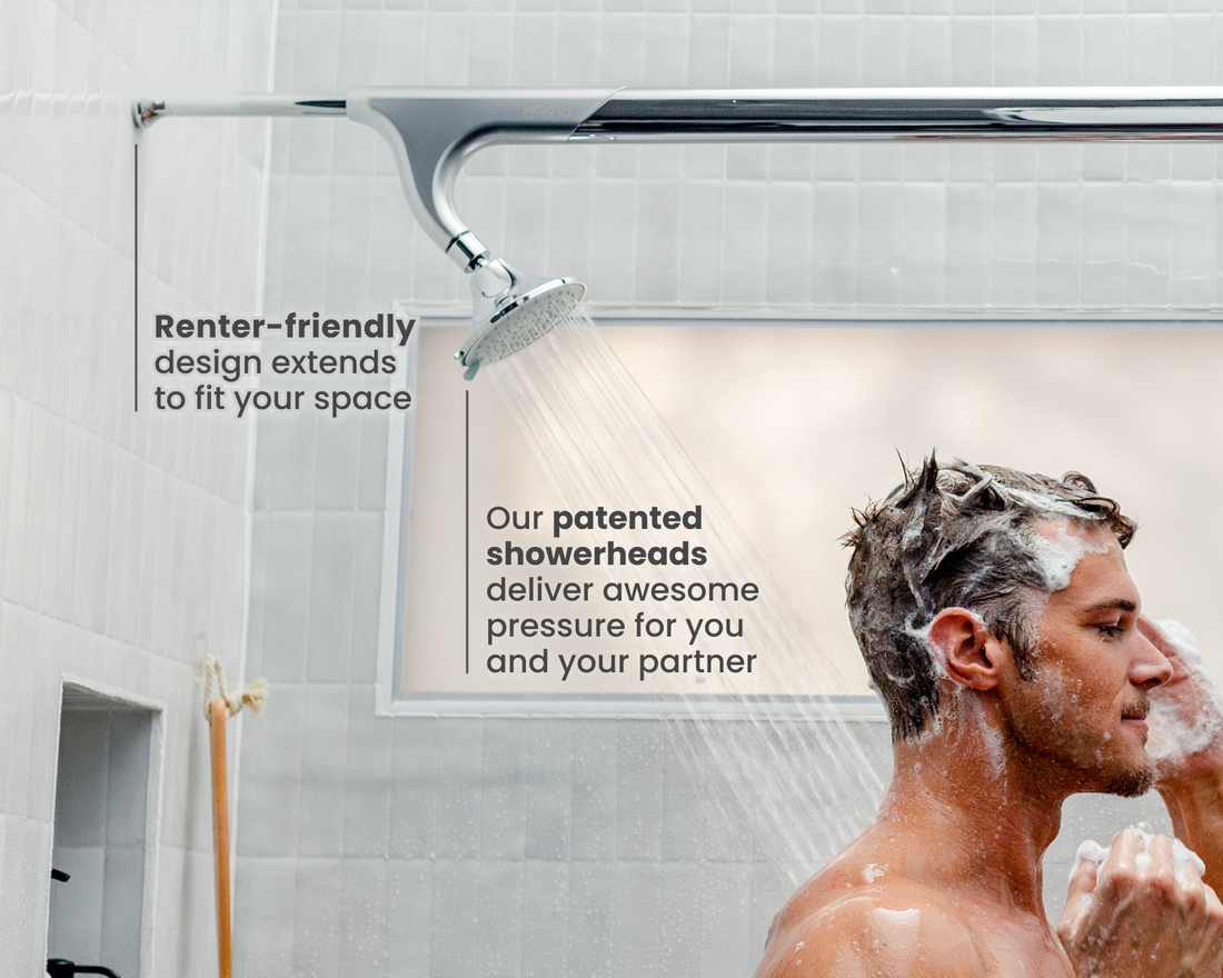 Boona Tandem Double Showerhead