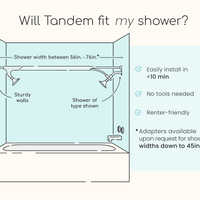 Boona Tandem Double Showerhead