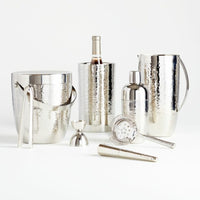 Graham Wine Cooler – Hand-Hammered Stainless Steel with Mirror-Polished Finish