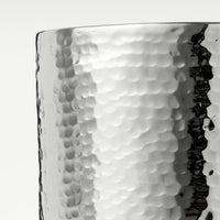 Graham Wine Cooler – Hand-Hammered Stainless Steel with Mirror-Polished Finish