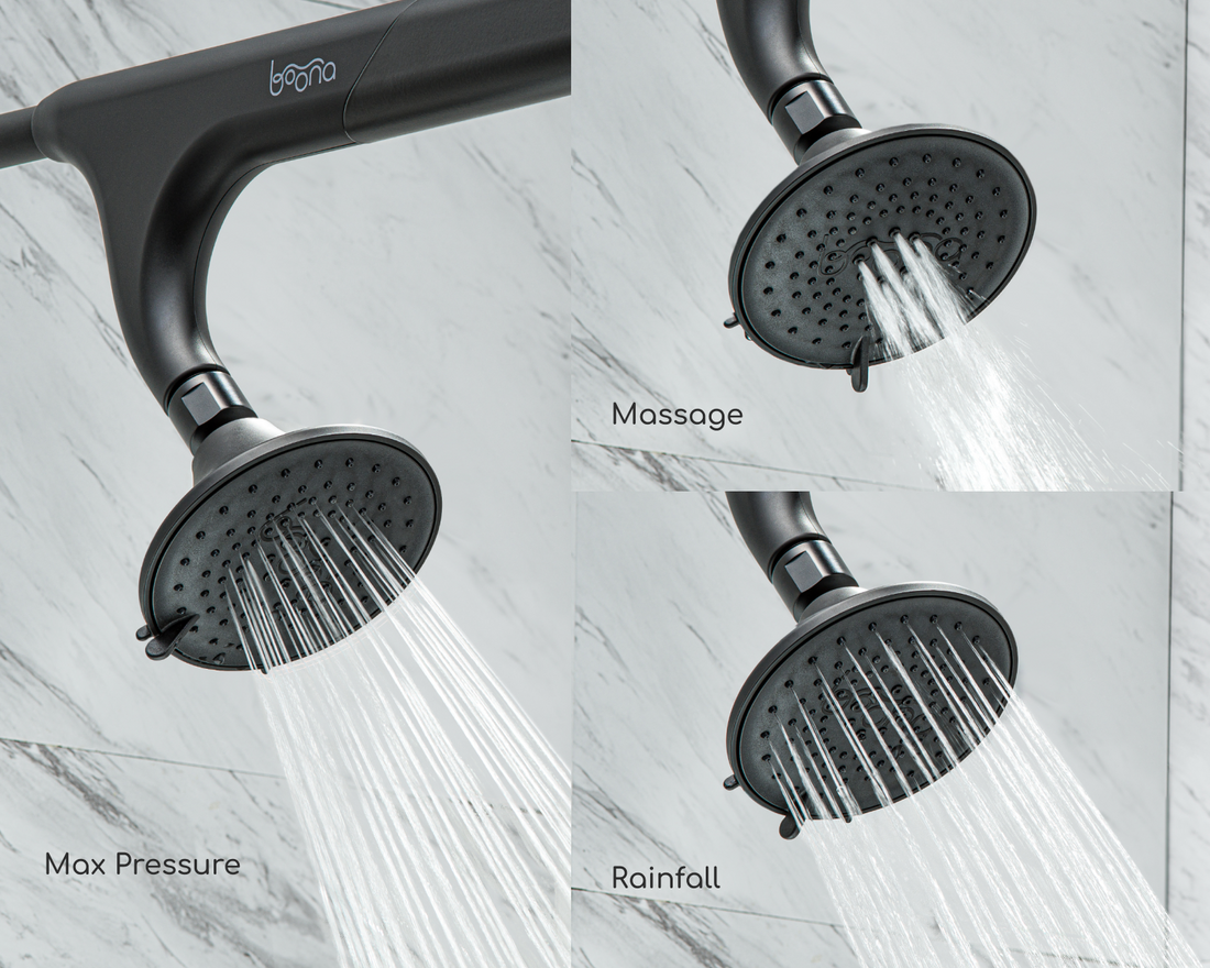 Boona Tandem Double Showerhead