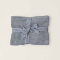 Barefoot Dreams CozyChic Lite® Waffle Receiving Blanket - Moonbeam