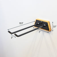 StoreYourBoard Rockbridge Garden Tool Wall Hooks - 2 Pack Heavy Duty Storage