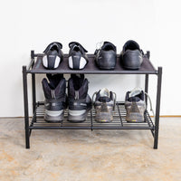 Aspen Modular Shoe Rack Single - Adjustable Height Shoe Storage Organizer