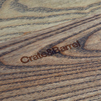 Grey Wash Face-Grain Cutting Board – 16" × 16", Ash Wood with Driftwood Teak Oil Finish