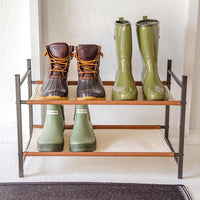 Aspen Modular Shoe Rack Single - Adjustable Height Shoe Storage Organizer