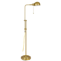 Brass Adjustable Floor Lamp – 58-Inch, Bronze Dome Shade