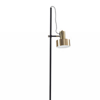 Antiqued Brass Task Floor Lamp – 57-Inch, Brass Shade