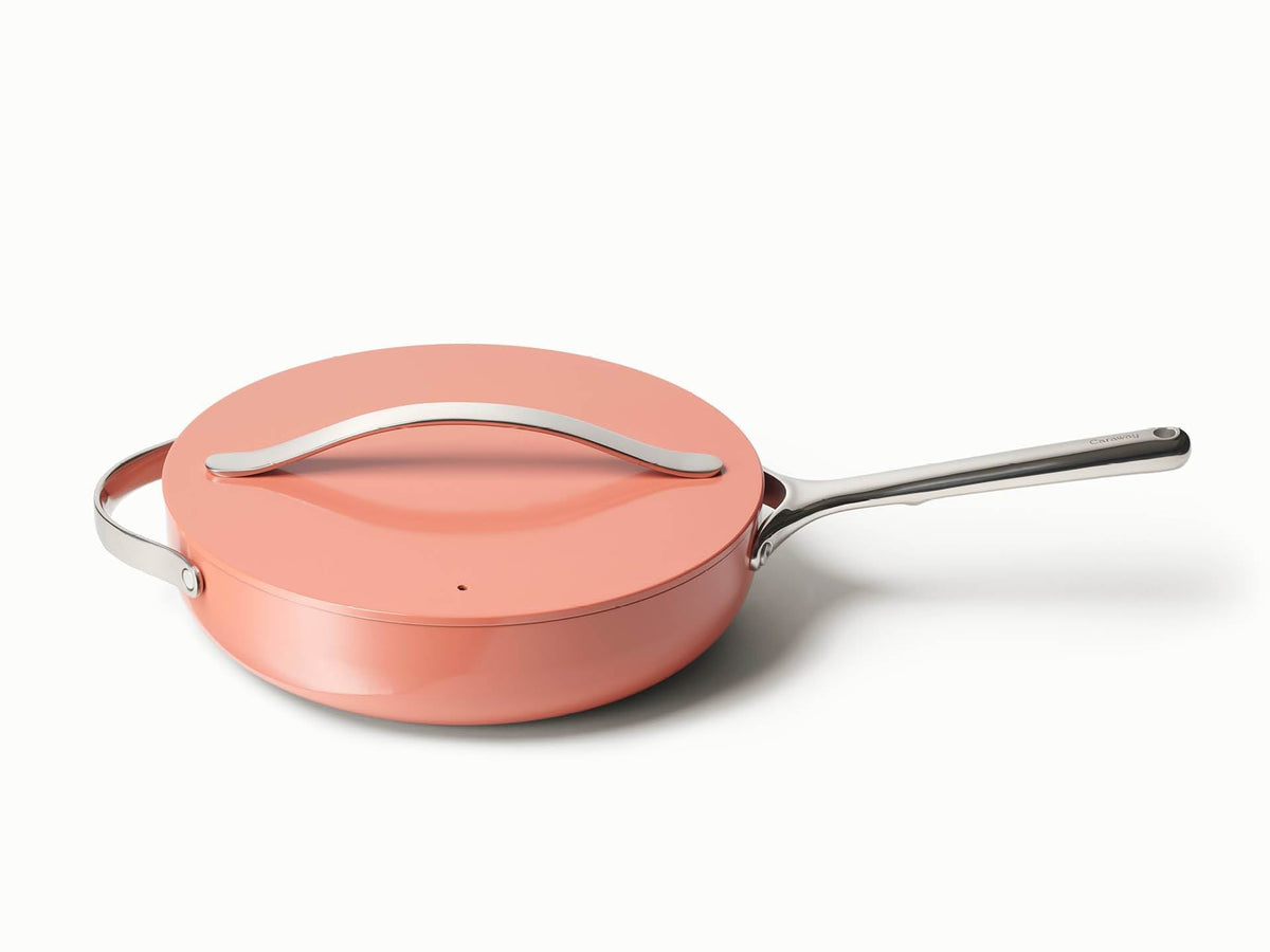 Caraway caraway nonstick ceramic saut pan with lid (4.5 qt, 11.8