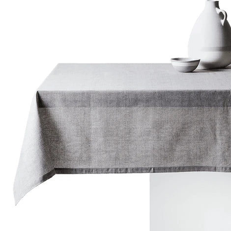Shiloh Stone Easy-Care Tablecloth – 60" x 90", PVC-Coated Cotton