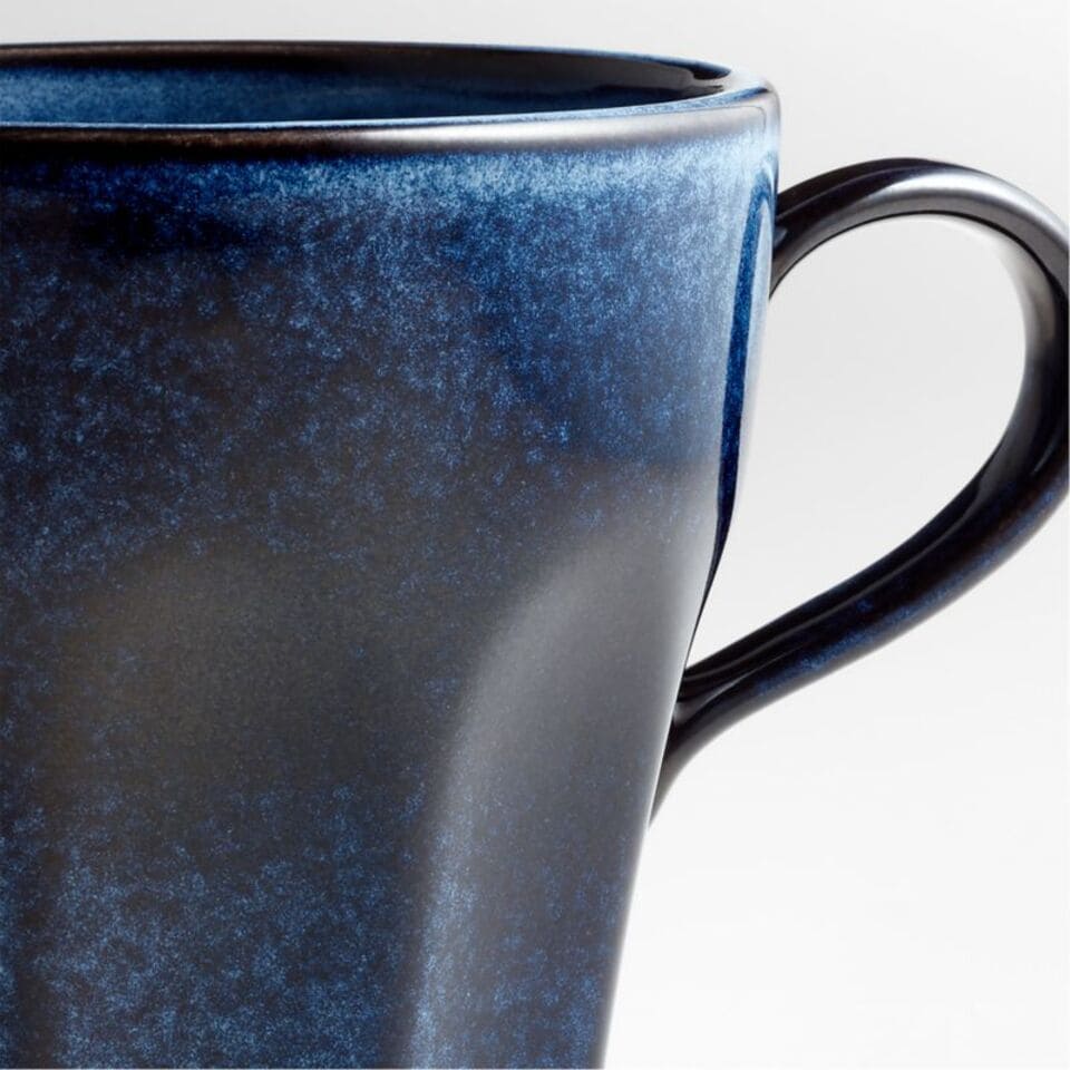 Cove Glazed Indigo Blue Mug – Stoneware, Handcrafted Artisan Design