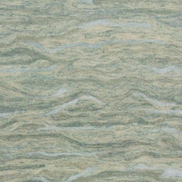 8x10 Blue, Green & Beige Abstract Hand-Tufted Area Rug