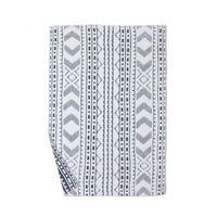 Barefoot Dreams CozyChic® Artisan Throw - Pearl &amp; Smokey Blue