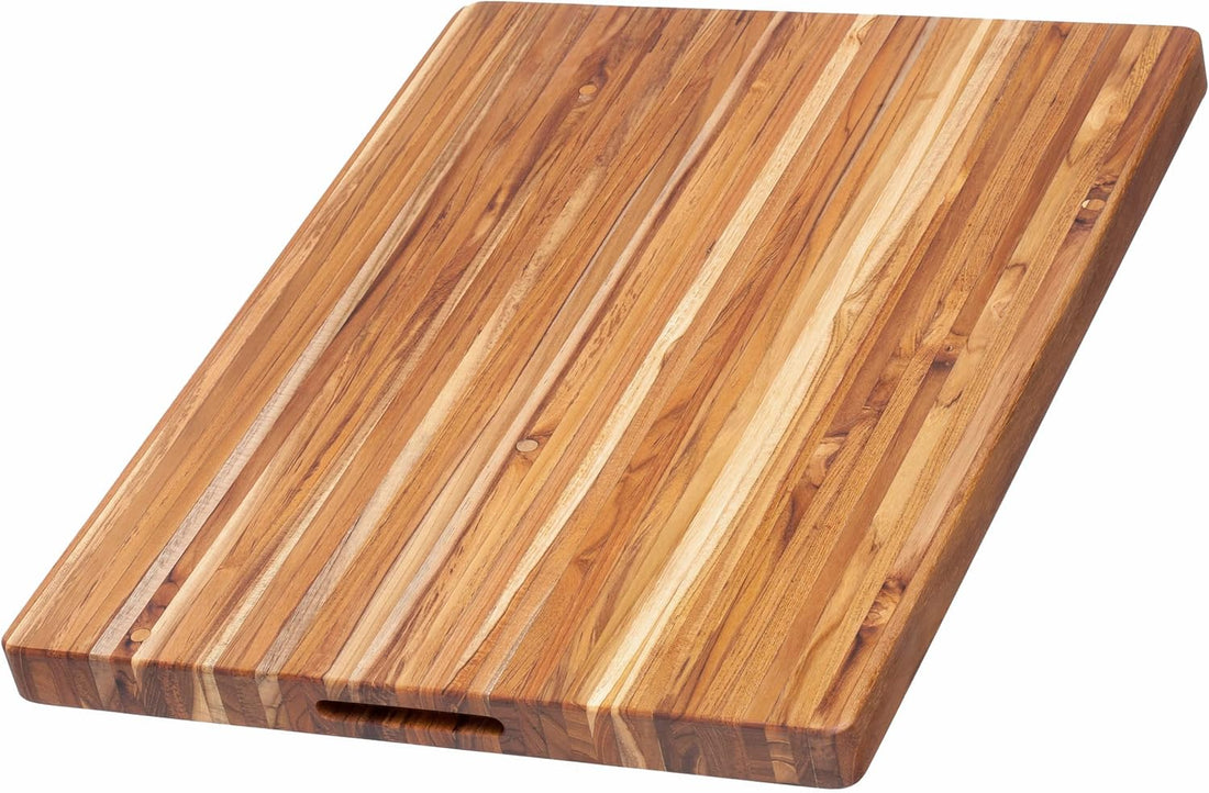 Teakhaus Edge-Grain Professional Cutting Board with Hand Grips 24" × 18"