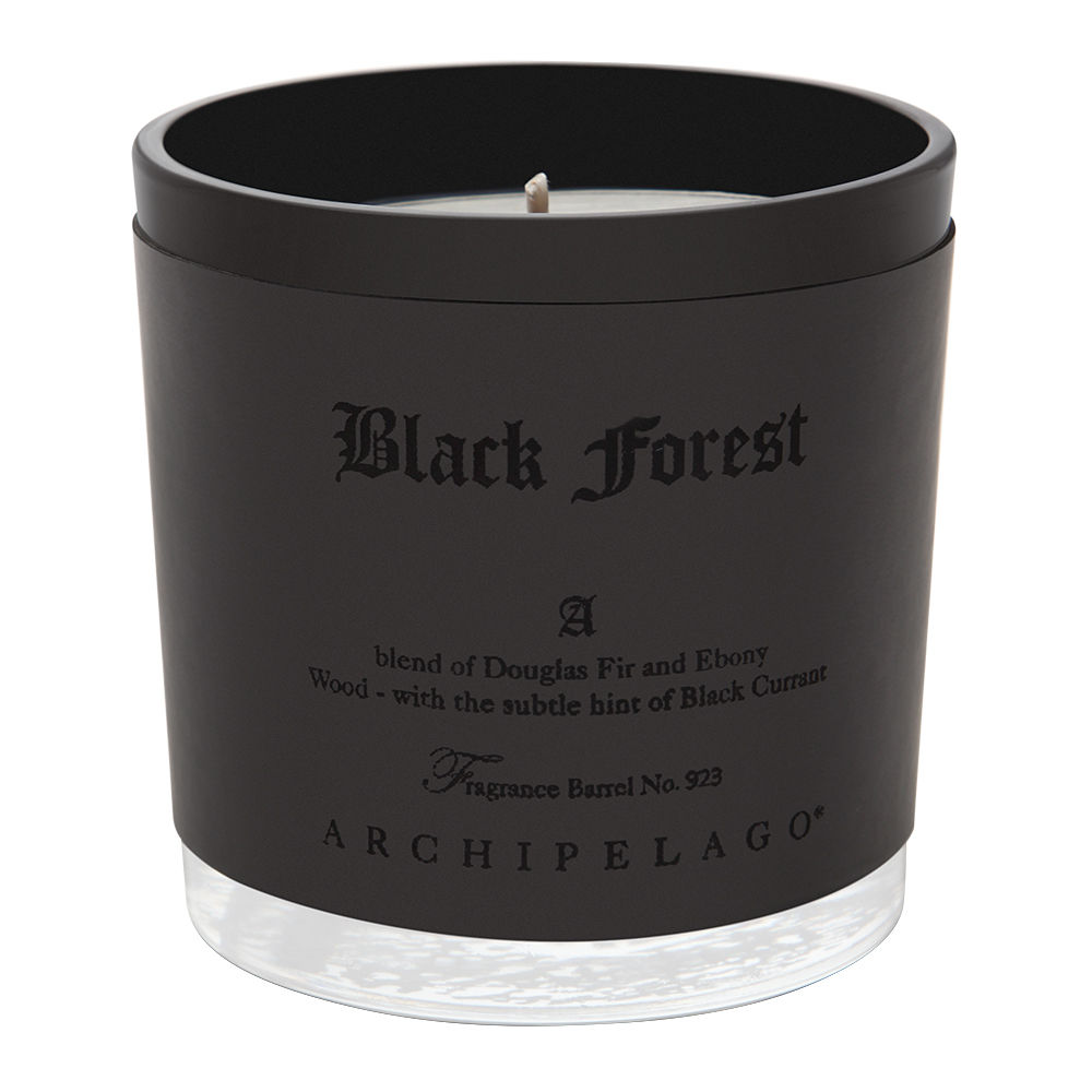 ARCHIPELAGO BLACK FOREST LETTER PRESS CANDLE by Phantom Marketplace