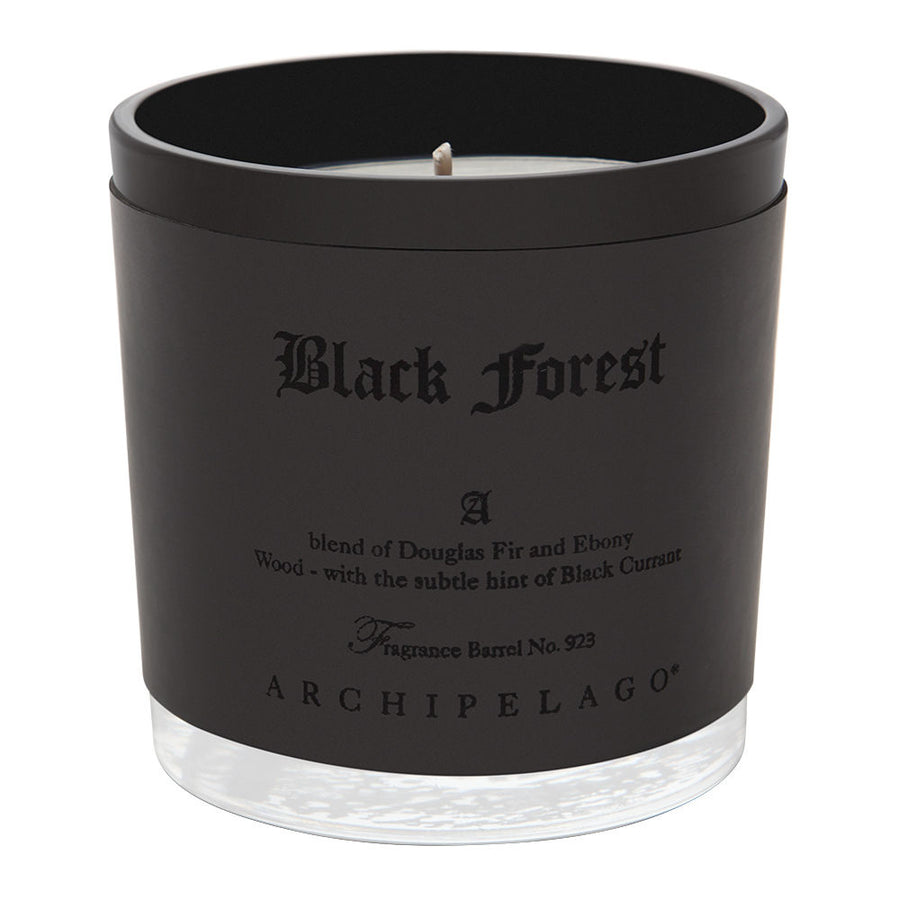 ARCHIPELAGO BLACK FOREST LETTER PRESS CANDLE by Phantom Marketplace