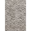 8x10 ft Gray Abstract Indoor Area Rug – Loomed Polyester, Machine Washable