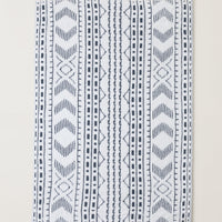 Barefoot Dreams CozyChic® Artisan Throw - Pearl &amp; Smokey Blue