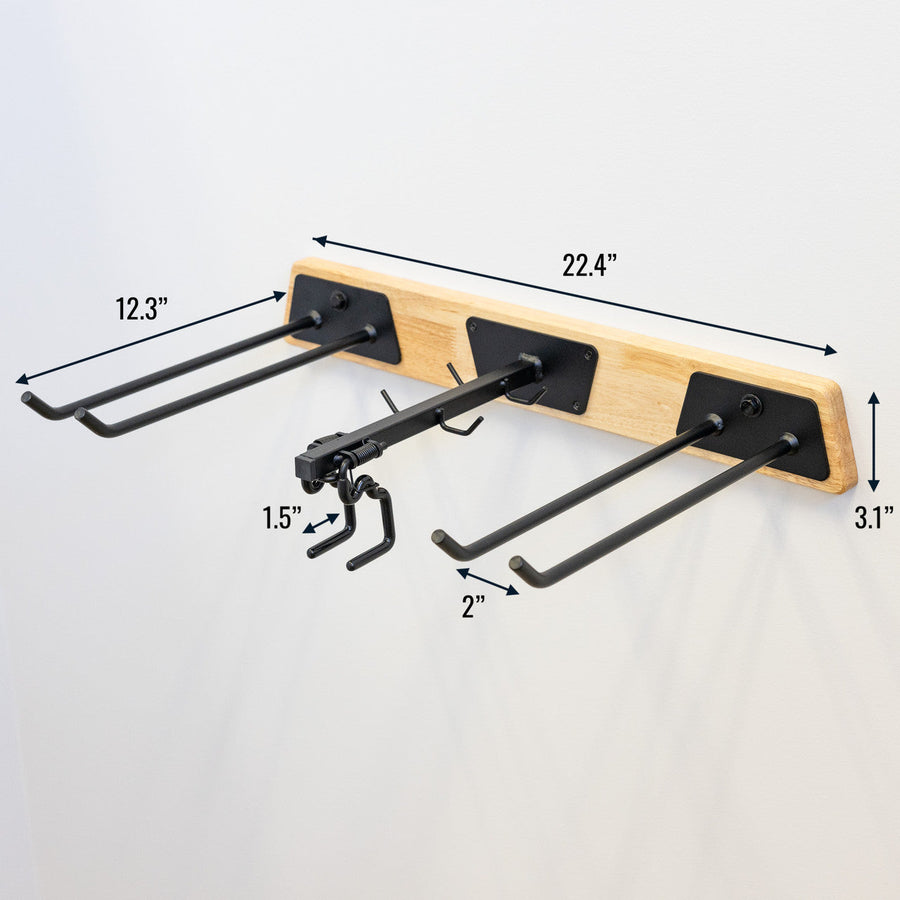 StoreYourBoard Rockbridge Garden Tool Organizer - Wall Mount Storage Rack Holds 125 lbs