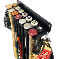 StoreYourBoard Dugout Heavy-Duty Baseball Bat Rack - Wall or Fence Mount Storage Holds 14 Bats