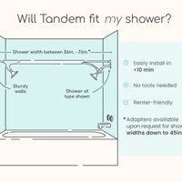 Boona Tandem Single Showerhead