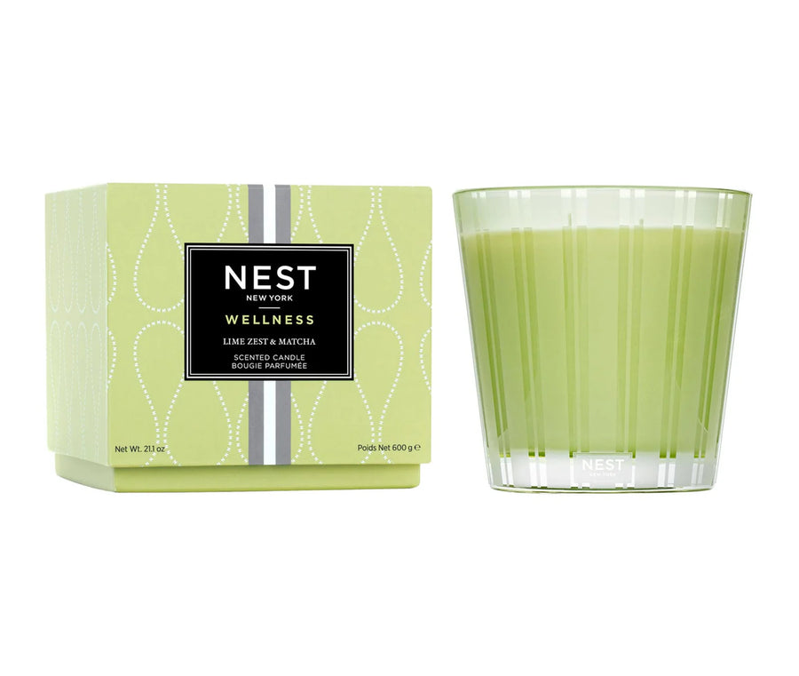 NEST New York Lime Zest &amp; Matcha 3-Wick Candle