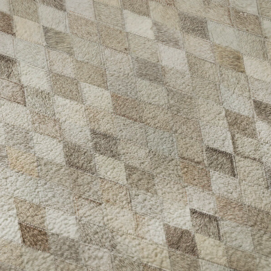 8x10 Gray Diamond Indoor Area Rug – Loomed Polyester, Machine Washable