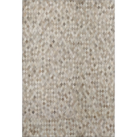 8x10 Gray Diamond Indoor Area Rug – Loomed Polyester, Machine Washable