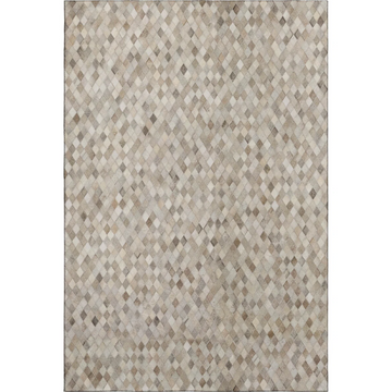 8x10 Gray Diamond Indoor Area Rug – Loomed Polyester, Machine Washable