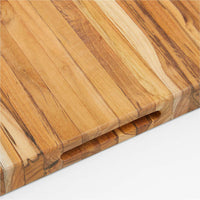 Teakhaus Edge-Grain Professional Cutting Board with Hand Grips 24" × 18"
