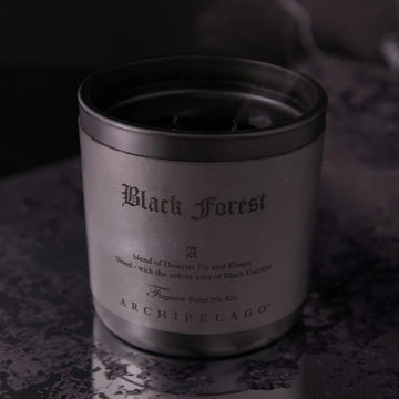 Archipelago Botanicals Black Forest Letter Press Candle
