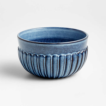 Cove Indigo Cereal Bowl – Glazed Stoneware, 32 oz