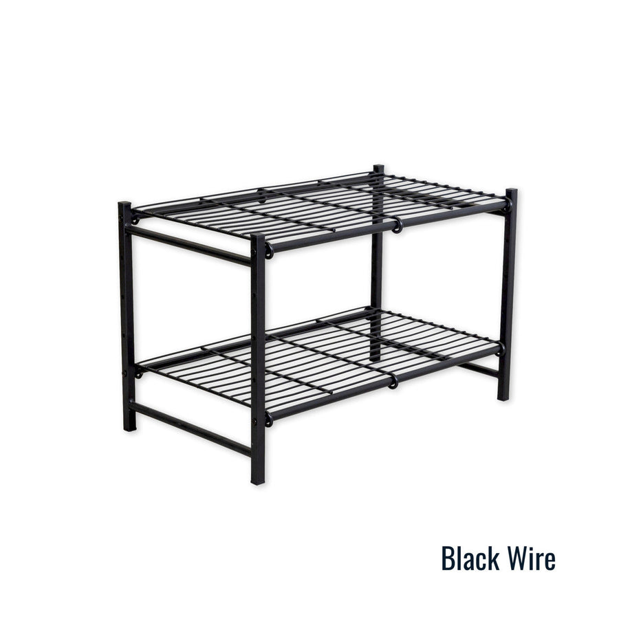 Aspen Modular Shoe Rack Single - Adjustable Height Shoe Storage Organizer