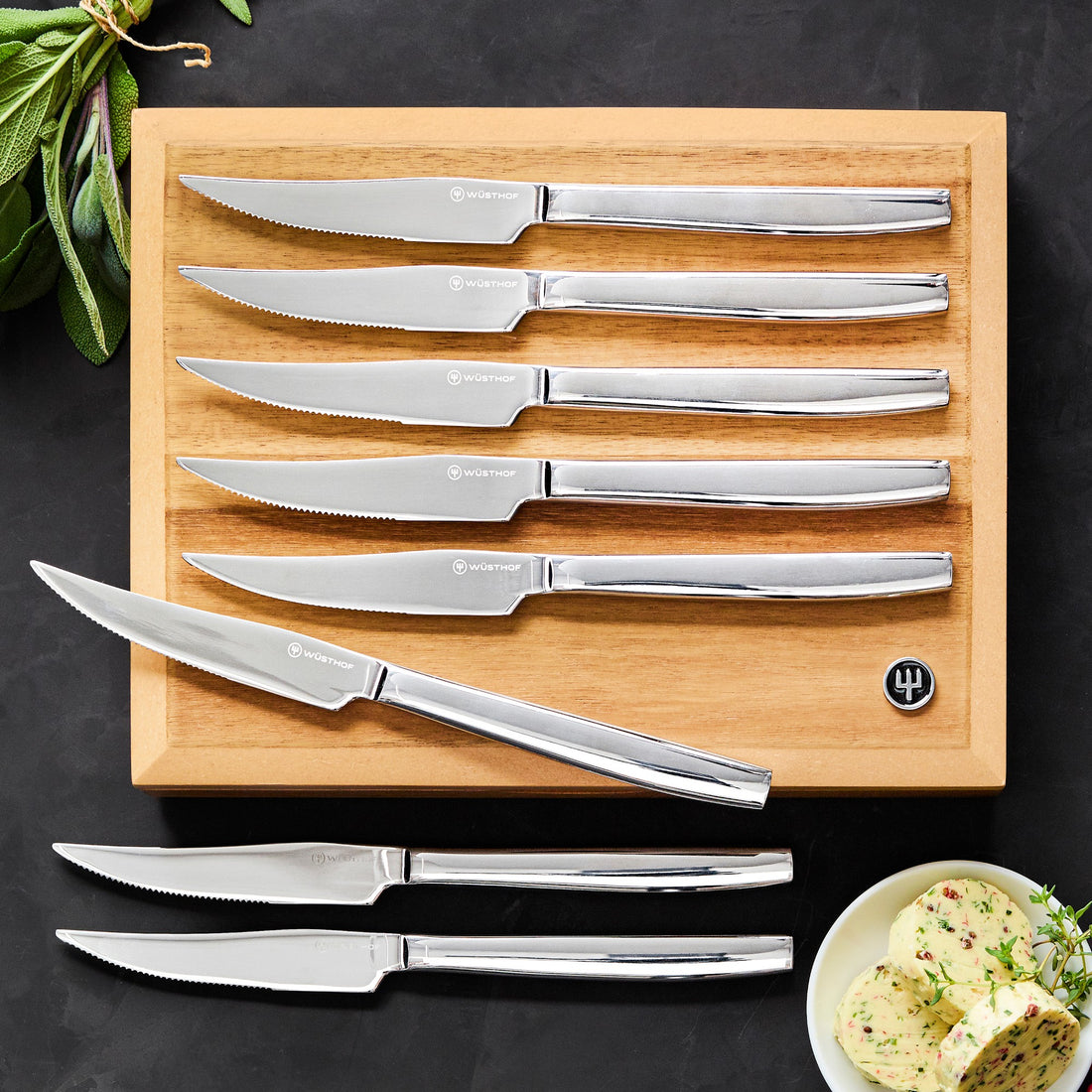 Wüsthof 8-Piece Stainless Steel Steak Knife Set