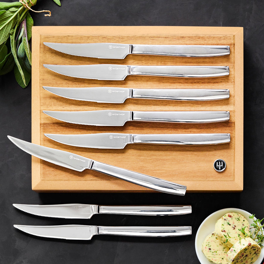 Wüsthof 8-Piece Stainless Steel Steak Knife Set